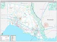 St. Tammany Parish (), La Carrier Route Wall Map